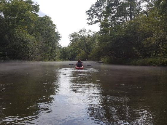 Kayaking at Clarion Heights Campground